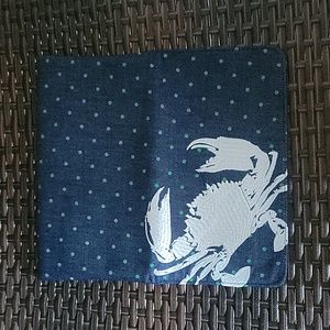 Denim & Kelly Green Crossbody or Clutch